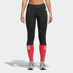 Adidas Sport ID Tights Charcoal Gray Real Coral